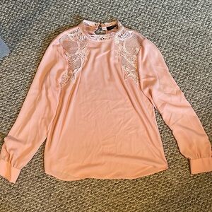 Ivanka Trump Pink Lace Blouse